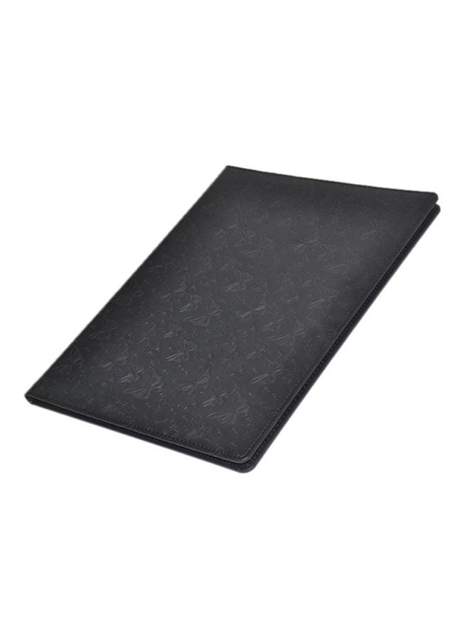 FIS 1-Side Padded Cover A4 Certificate Folder Black - Image 1