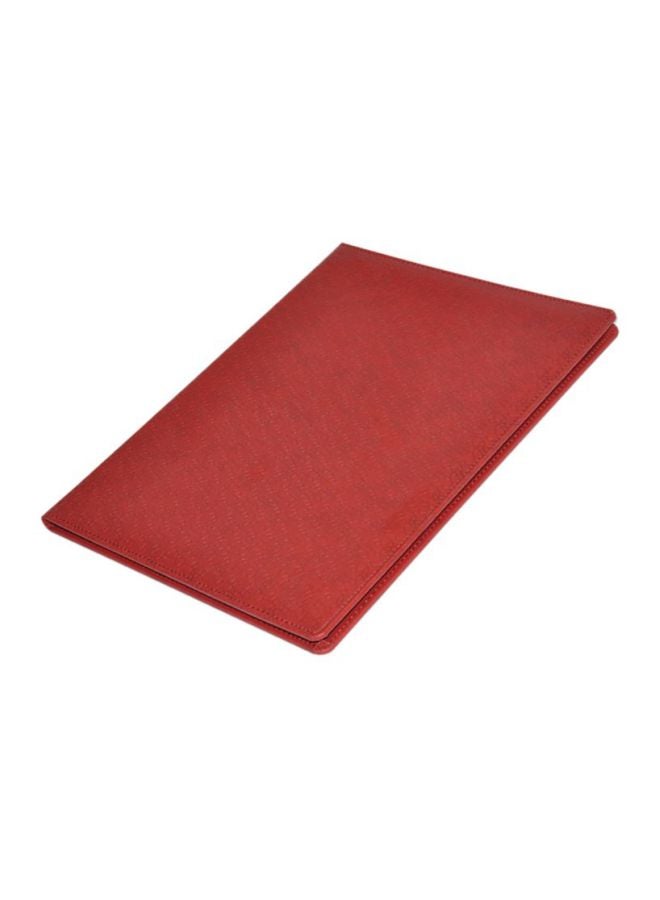 FIS 1-Side Padded Cover A4 Certificate Folder Maroon - Image 1
