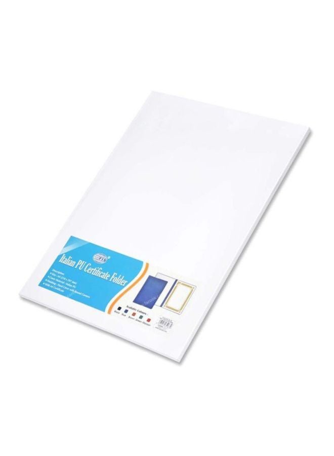 A4 Certificate Folder Blue