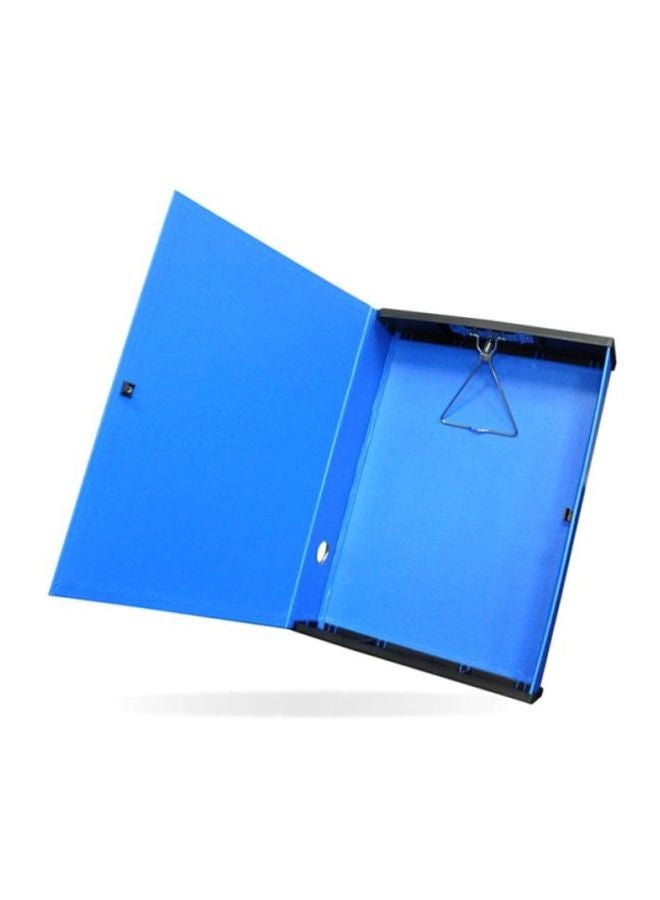 إف اي أس  مجلد للملفات بتصميم صندوق صلب مع جوانب بلاستيكية أسود/أزرق - Image 2