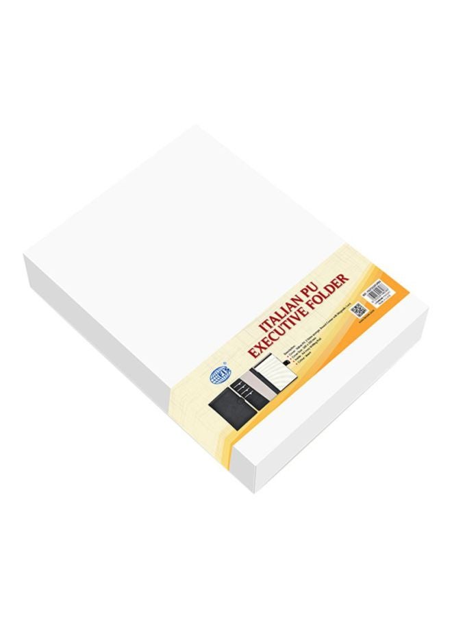 إف اي أس  حافظة ملفات إدارية مزودة بلوحة للكتابة أسود - Image 3