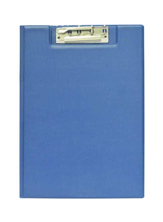 FIS A4 PVC Clipboard Blue/Silver - Image 1