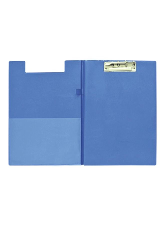 FIS A4 PVC Clipboard Blue/Silver - Image 2