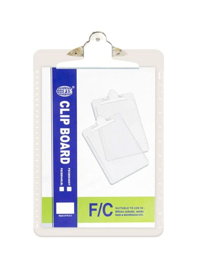 FIS Acrylic Clip Board Grey