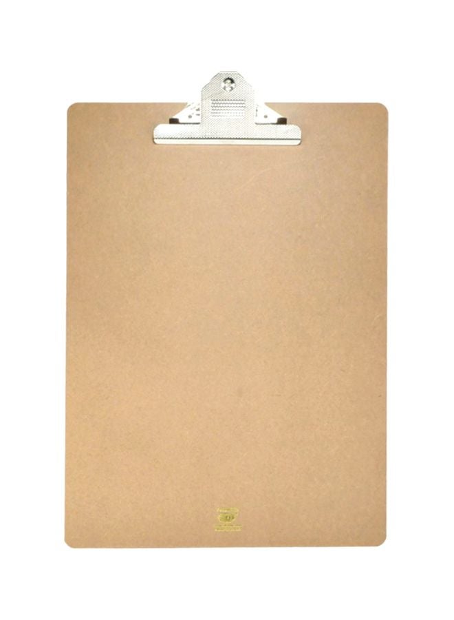 إف اي أس  لوح مشبكي خشبي كبير فضي/بيج