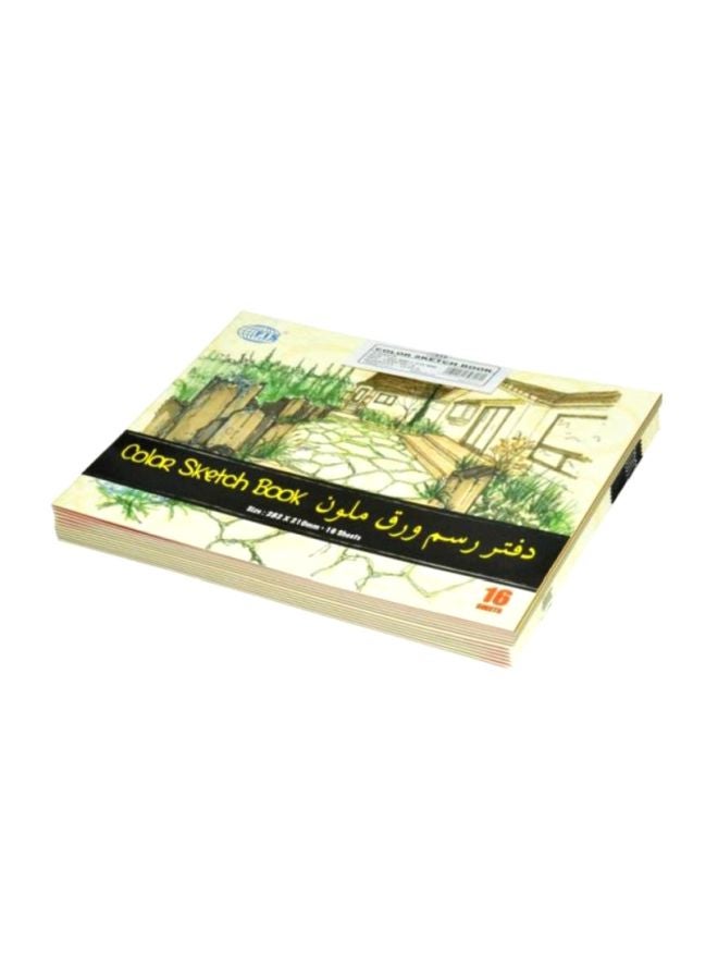 إف اي أس  مجموعة دفاتر رسم ملونة، من 12 قطعة متعدد الألوان - Image 1