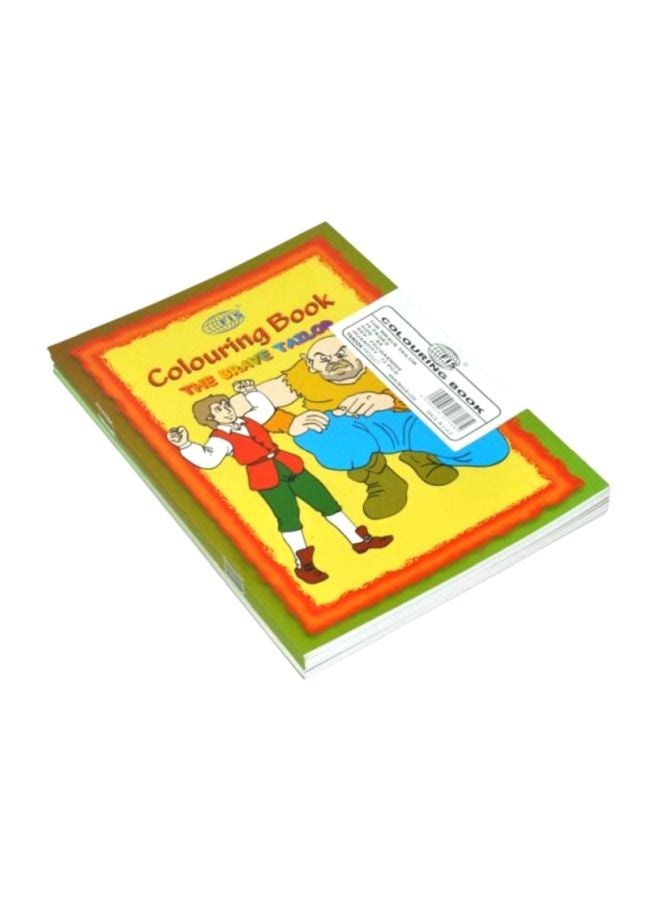 FIS 12-Piece A5 Coloring Book Set Multicolour - Image 1