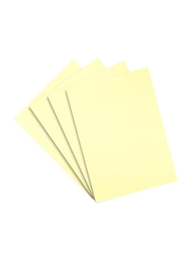 إف اي أس  50 قطعة من ورق بريستول أصفر - Image 2