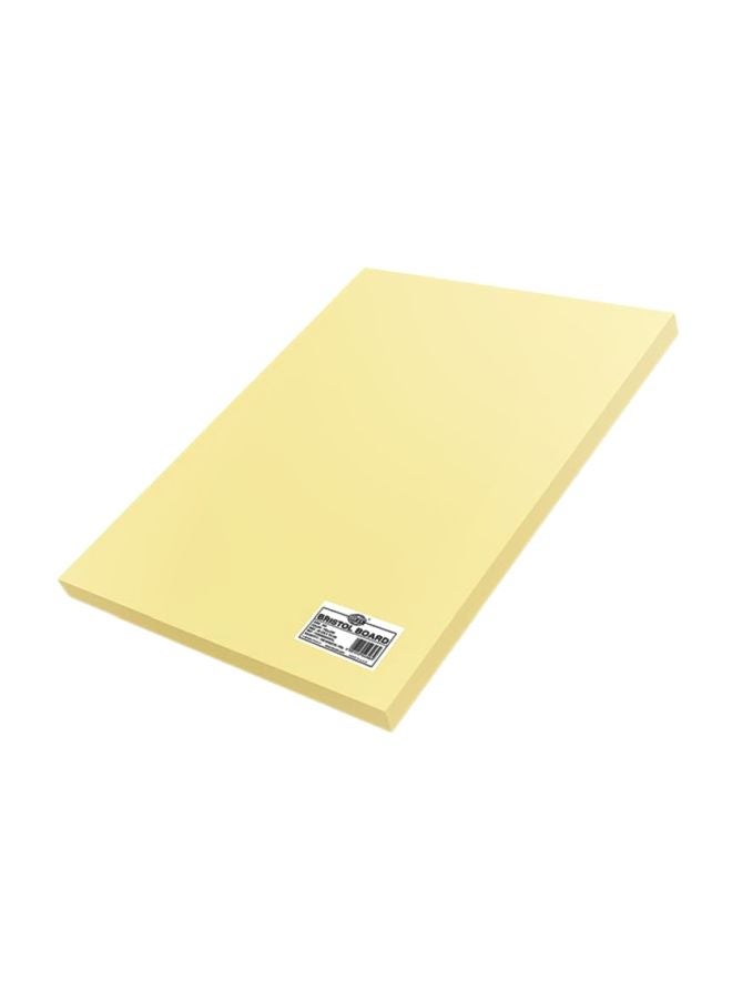 إف اي أس  50 قطعة من ورق بريستول أصفر - Image 1