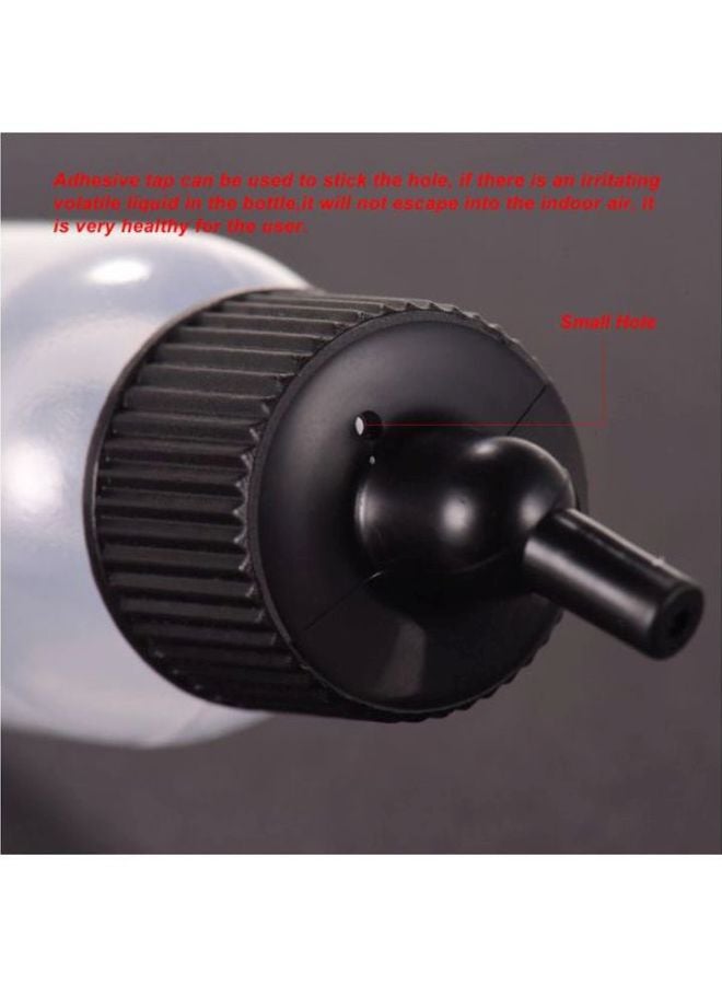 أيبيسي زجاجات بخاخات الطلاء من 10 قطع شفاف/ أسود - Image 5