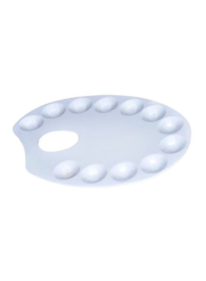 FIS Artmate Oval Shaped Palette White