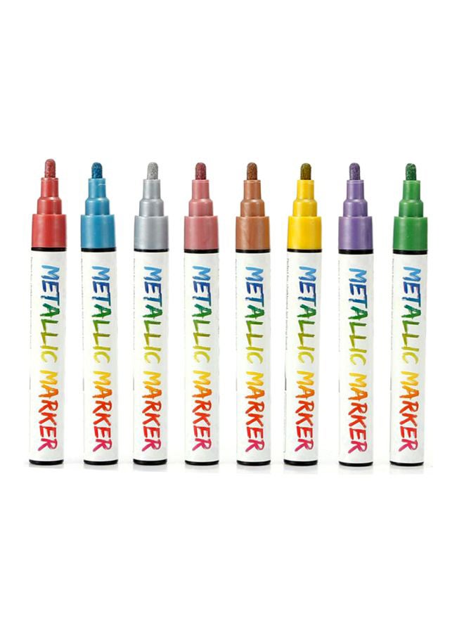 شاربدو أقلام ألوان مائية - 8 قطع متعدد الألوان - Image 2