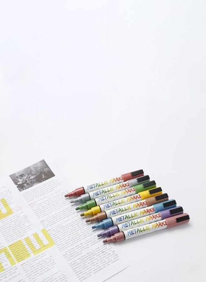 شاربدو أقلام ألوان مائية - 8 قطع متعدد الألوان - Image 3