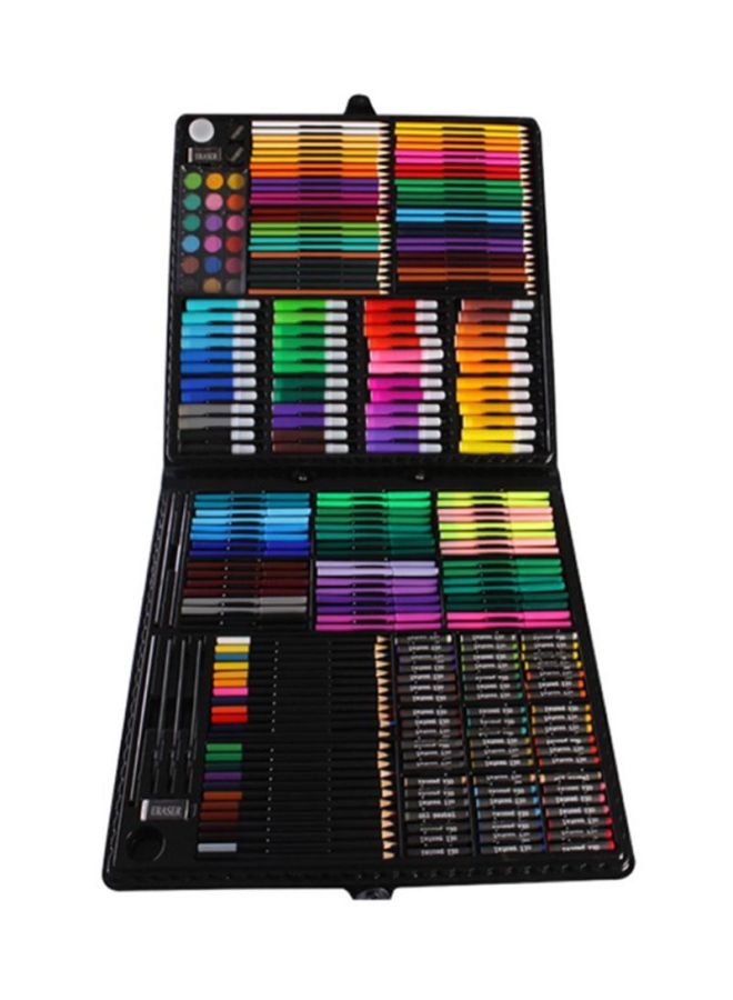 شاربدو مجموعة رسم بالألوان المائية - 258 قطعة متعدد الألوان - Image 2