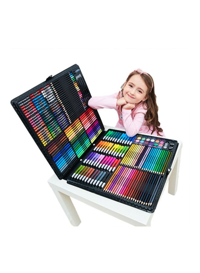 شاربدو مجموعة رسم بالألوان المائية - 258 قطعة متعدد الألوان - Image 3