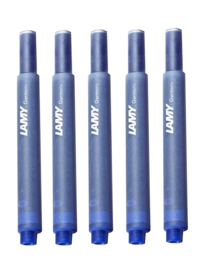 LAMY - Pack Of 5 Fountain Pen Ink Cartridge Blue - Image 1