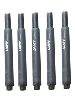 LAMY Pack Of 5 Fountain Pen Ink Cartridges Black  - Image 1