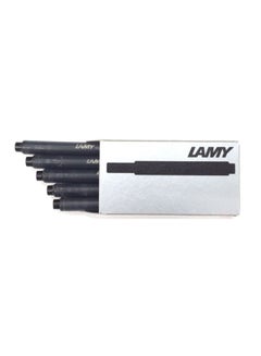 LAMY Pack Of 5 Fountain Pen Ink Cartridges Black  - Image 3