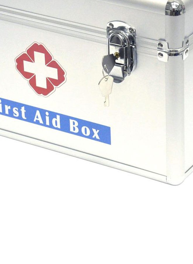 FIS Aluminium First Aid Box Silver/Black - Image 3