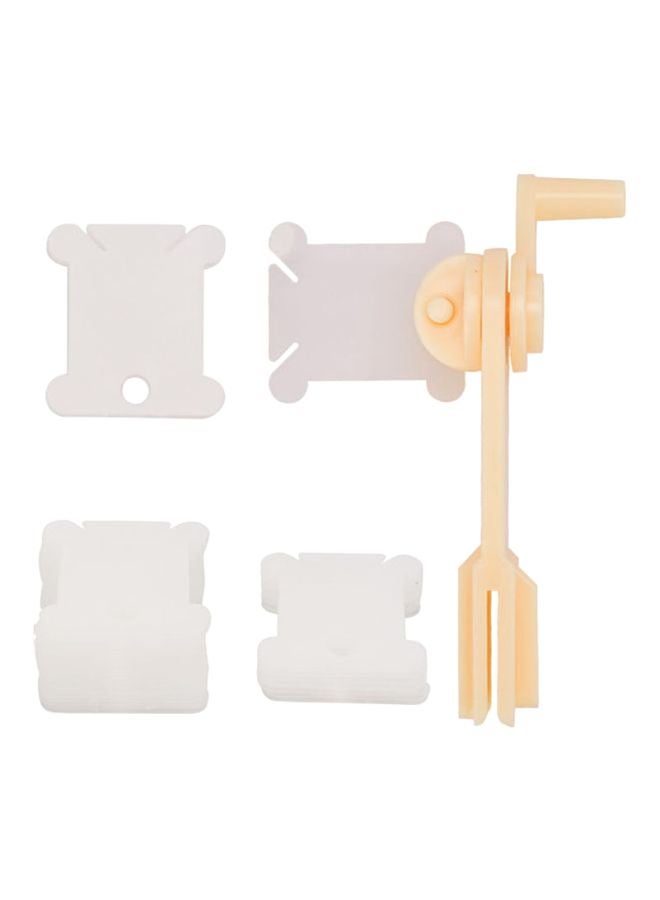 بيوينتي ماكينة لف خيط الغرز بشكل متقاطع + 100 لوحة لف أبيض - Image 1