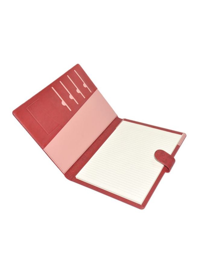 FIS Executive Folder With Writing Pad Maroon - Image 2