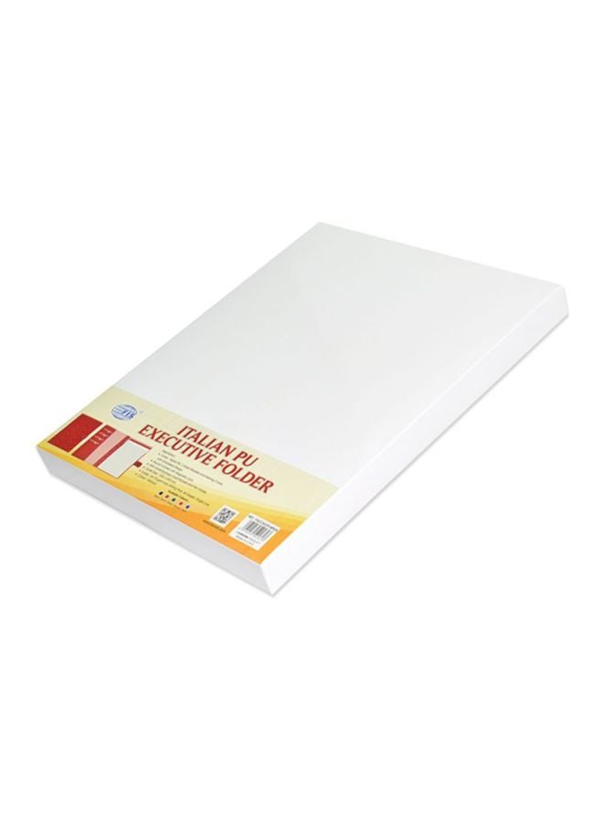 FIS Executive Folder With Writing Pad Maroon - Image 3