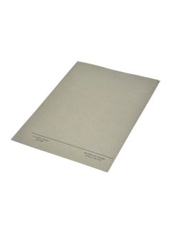 50-Piece A4 Square Cut Folders Without Fastener Set Grey
