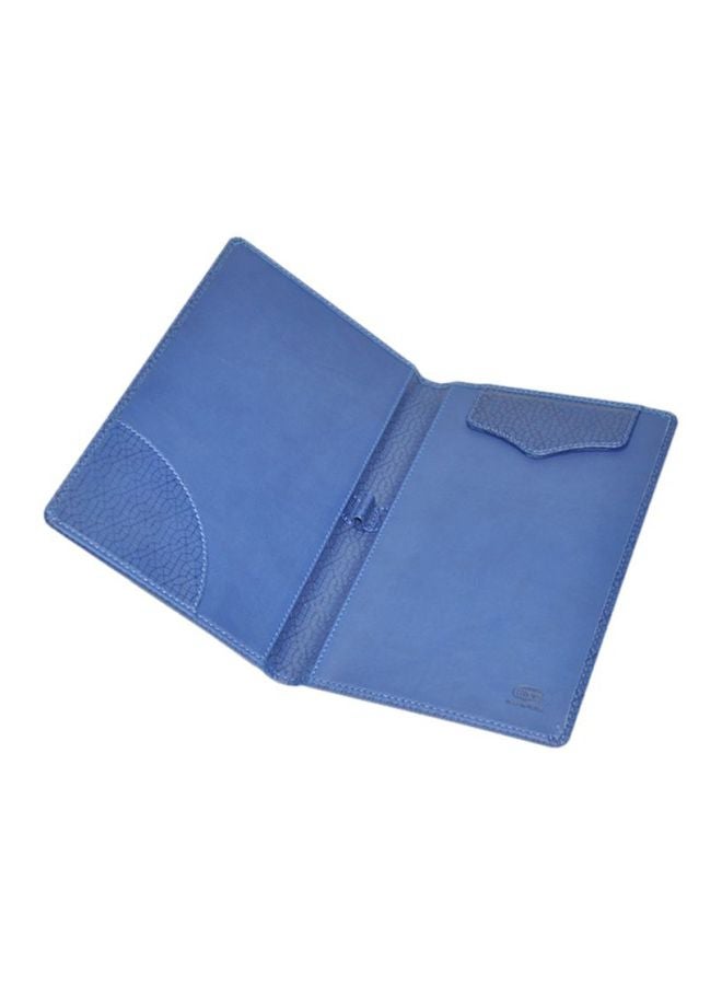 إف اي أس  ملف فواتير تنفيذي مع غطاء قلاب مغناطيسي أزرق - Image 2