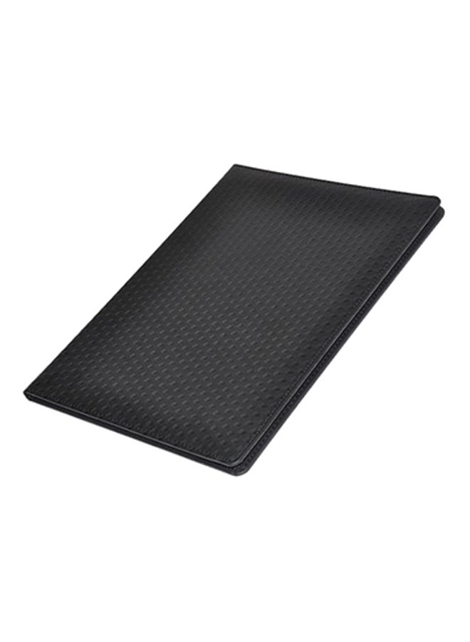 FIS 1-Side Padded Cover A4 Certificate Folder Black - Image 1