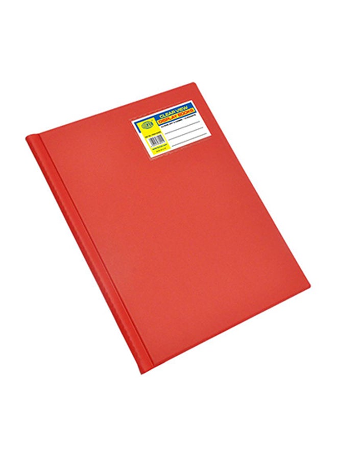 FIS 36-Pockets Display Book Red - Image 1