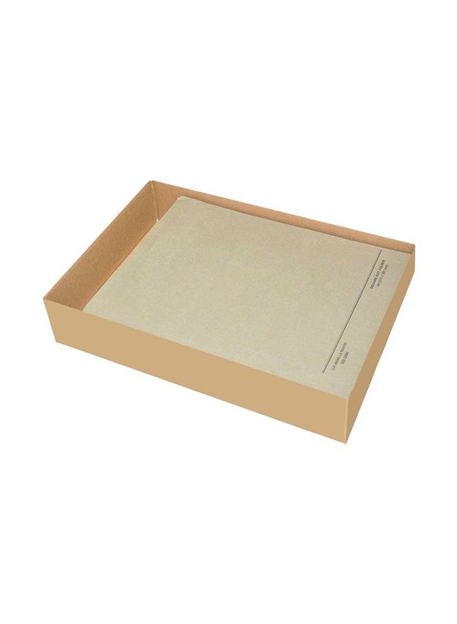 FIS - 50-Piece A4 Square Cut Folders Without Fastener Set Grey - Image 1