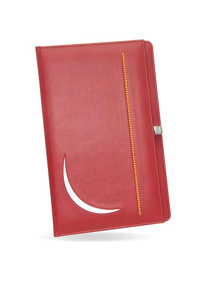 FIS Bill Folder With Pen Holder Maroon/White - Image 3