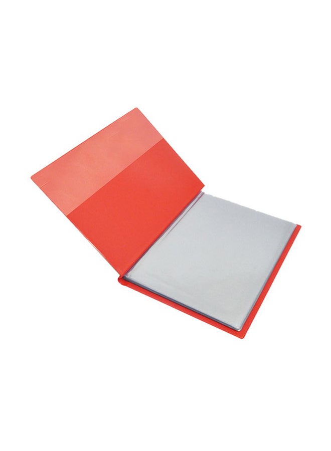 FIS 36-Pockets Display Book Red - Image 2