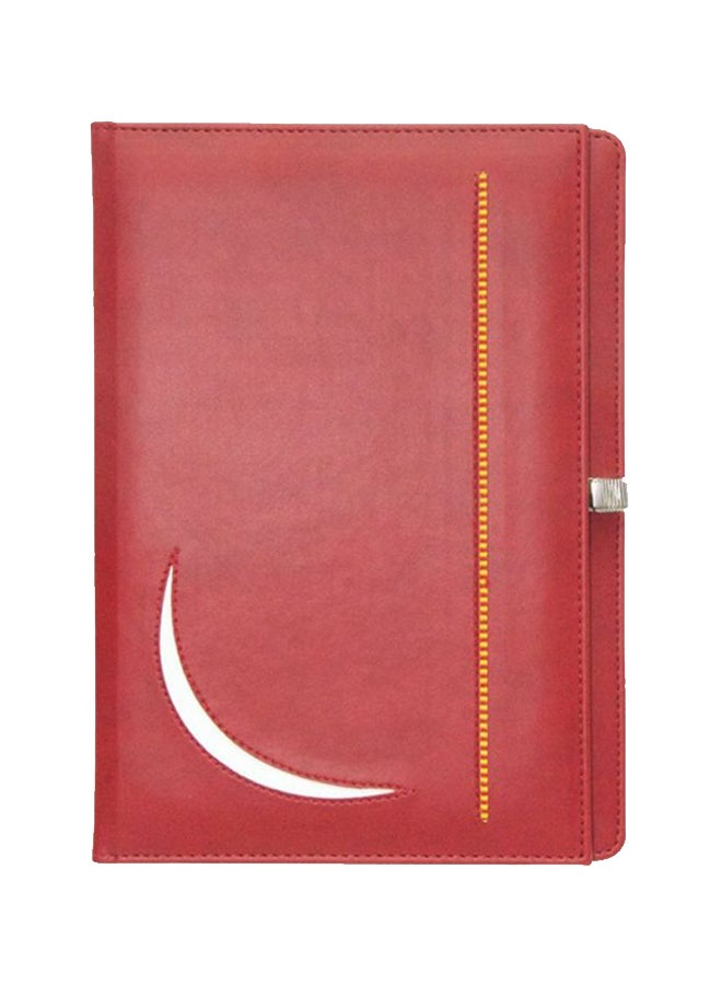 FIS Bill Folder With Pen Holder Maroon/White - Image 1