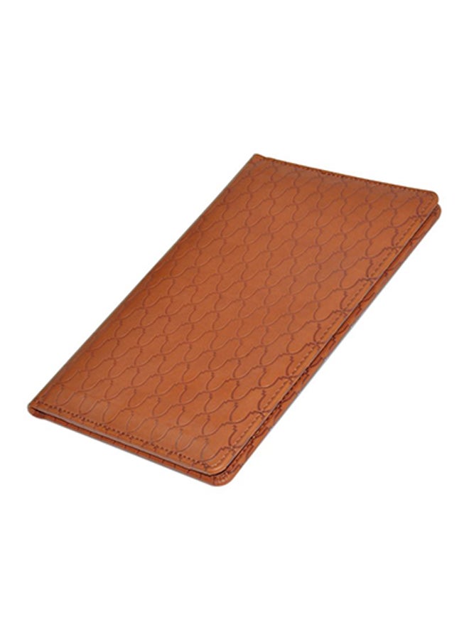 FIS Executive Bill Folder With Magnet Flap Brown - Image 1