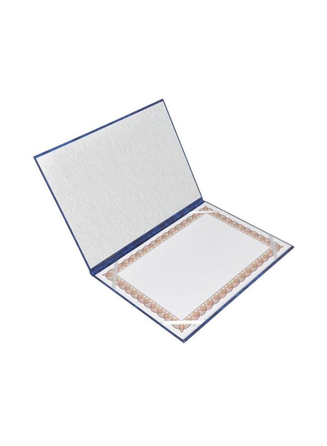 إف اي أس  حافظة شهادات مقاس A4 أزرق - Image 2