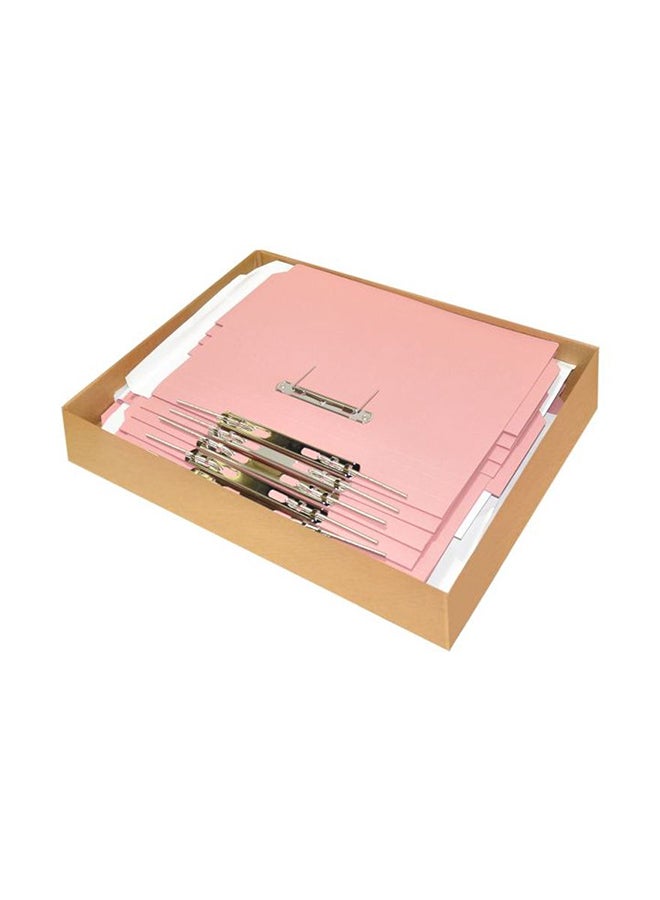 FIS 40-Piece Transfer File With Pocket Set Pink - Image 3