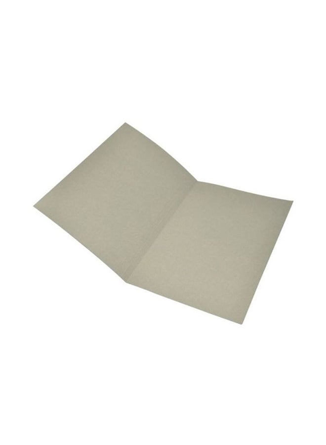 إف اي أس  طقم مجلدات بقصة مربعة من 50 قطعة مزودة بمشبك من البلاستيك رمادي - Image 2