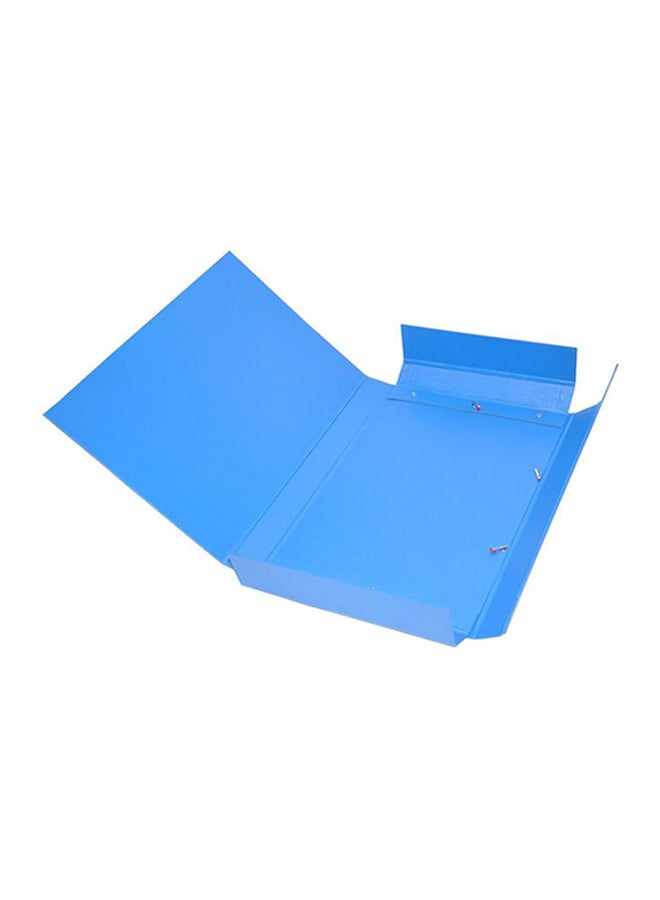 إف اي أس  حامل مستندات مصنوع من البولي بروبيلين مزود بشريط مطاطي أزرق - Image 2