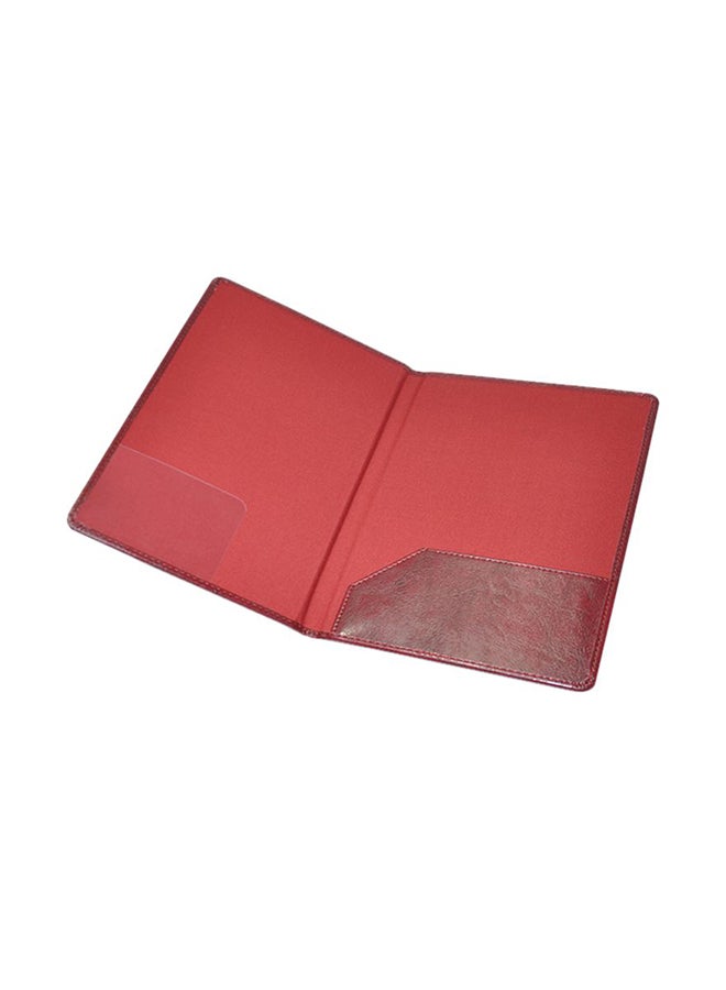 إف اي أس  حافظة إدارية للفواتير كستنائي - Image 2