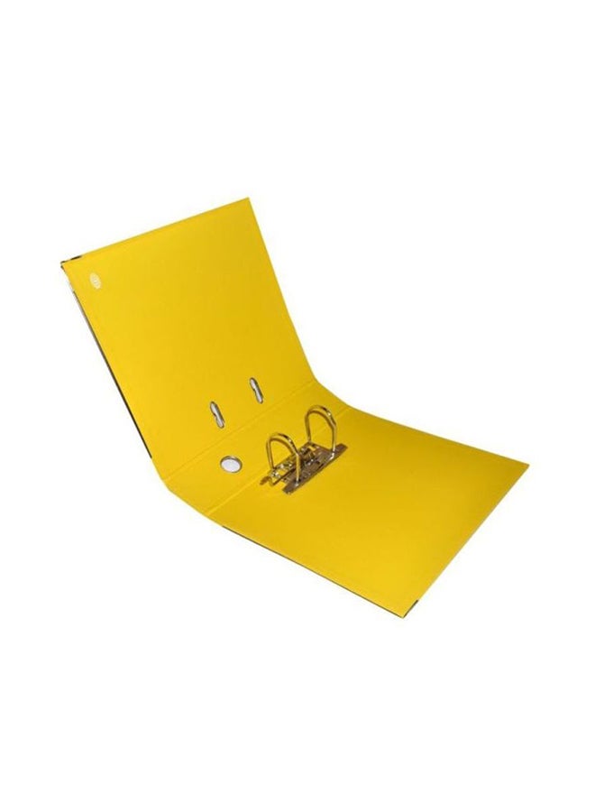 FIS PP Lever Arch Box File Yellow - Image 2