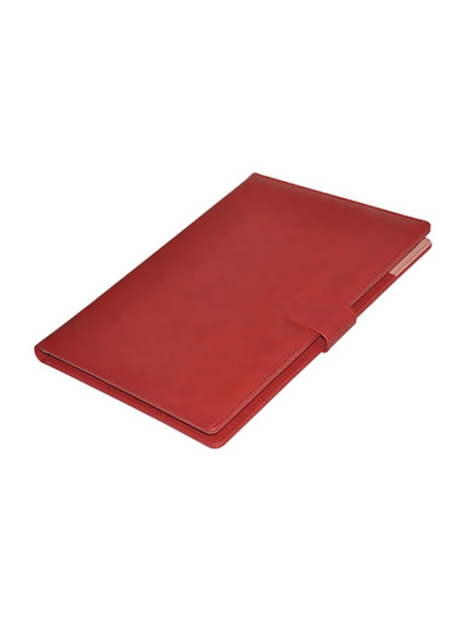 إف اي أس  حافظة ملفات إدارية مزودة بلوحة للكتابة أحمر - Image 1