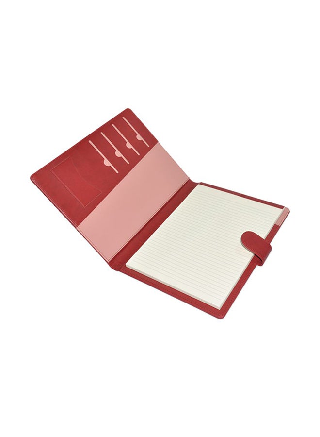 إف اي أس  حافظة ملفات إدارية مزودة بلوحة للكتابة أحمر - Image 2