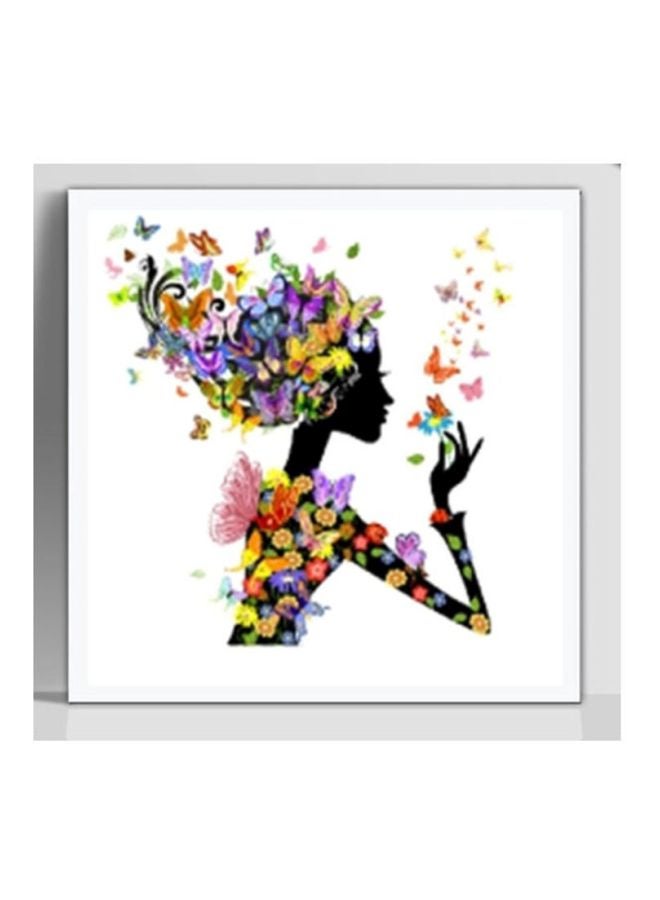 بيوينتي لوحة فنية ماسية رائعة منقوشة بالكامل تكملها بنفسك للكبار والصغار طراز 162D أبيض/ أسود/ أرجواني - Image 3