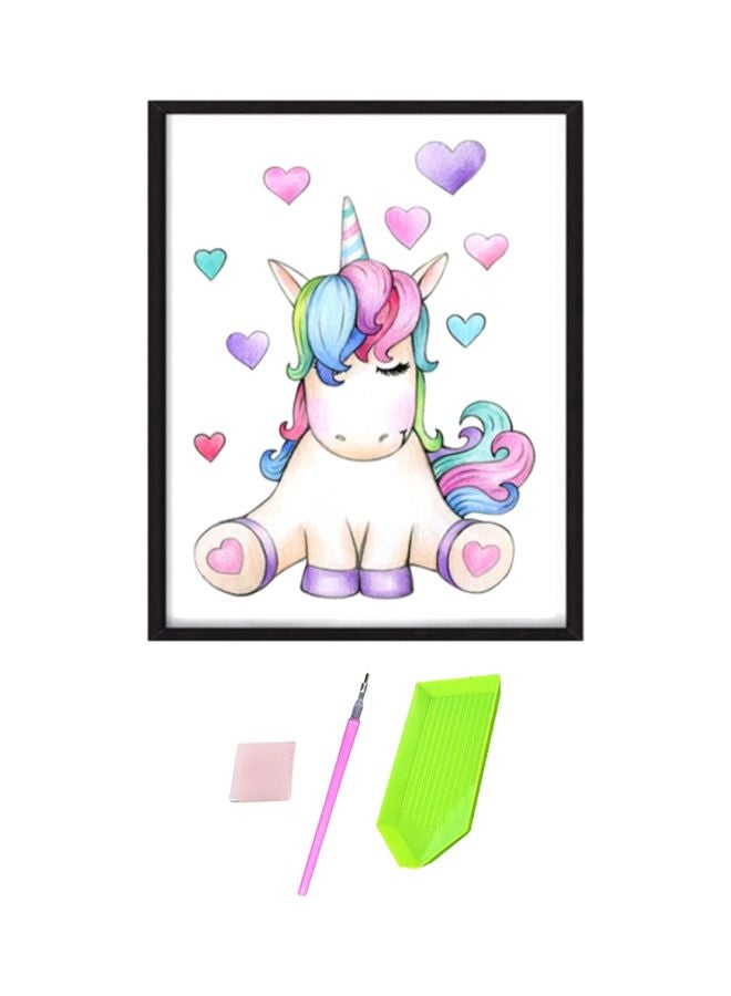 بيوينتي مجموعة ممتازة وكاملة الثقوب لتطريز اللوحات الفنية بالألماس، يمكنك صنعها بنفسك وردي/أخضر/أبيض - Image 1