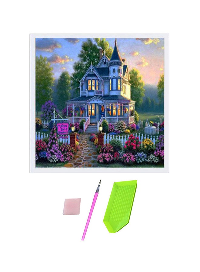 بيوينتي مجموعة ممتازة وكاملة الثقوب لتطريز اللوحات الفنية بالألماس، يمكنك صنعها بنفسك بنفسجي/ أخضر/ وردي - Image 1