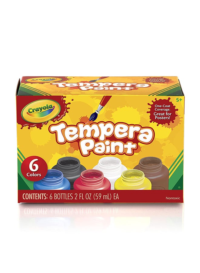 Crayola 6-Piece Tempera Paint Set 54-1997 Multicolour - Image 2