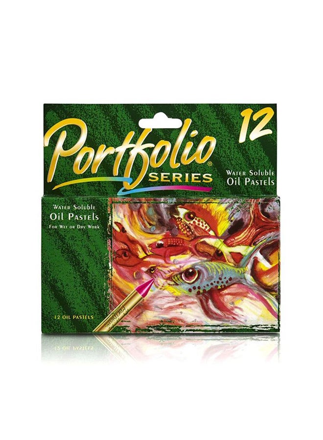 Crayola 12-Piece Portfolio Series Oil Pastels 52-3612 Multicolour - Image 2