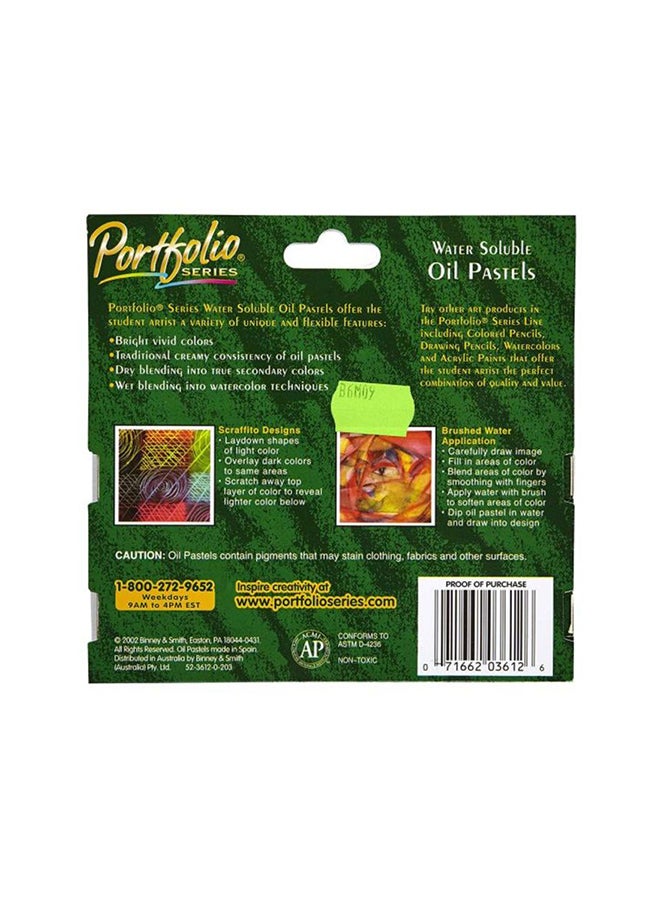 Crayola 12-Piece Portfolio Series Oil Pastels 52-3612 Multicolour - Image 3