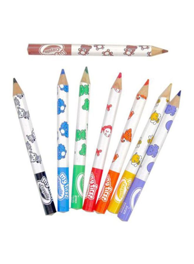 كرايولا طقم أقلام تلوين جامبو للتزيين مكون من 8 قطع متعدد الألوان - Image 1
